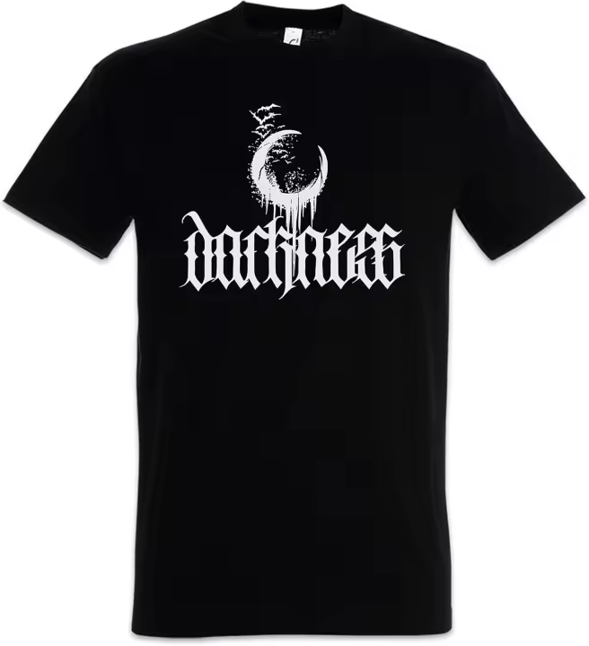 Nueva camiseta de moda Darkness para hombre, camisetas 100% de algodón, camisetas Unisex de manga corta - 1