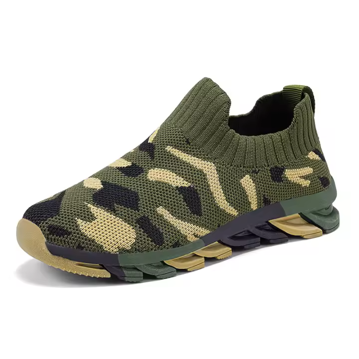 Nuevos zapatos deportivos de camuflaje para niños, zapatillas transpirables antideslizantes para niños, cómodas zapatillas para correr, zapatillas de tenis ligeras para niños y niñas - 1