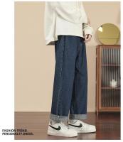 Jeans Casuales para Hombres 2023 Estilo Recto y Largo hasta la Tobilla Pantalones de Pierna Ancha - details 27