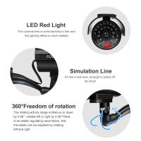 Cámara falsa con LED rojo intermitente en forma de bala, cámara de vigilancia CCTV de seguridad impermeable para el hogar, - details 7