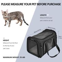 Mochilas para mascotas, bolsas de bordes blandos, bolsas de viaje para perros y gatos, vehículos de viaje para perros pequeños - details 0