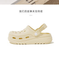 Agujero zapatos de las mujeres usan nuevas zapatillas de sala de operaciones de enfermera antideslizantes de suela gruesa que aumentan en verano - details 21