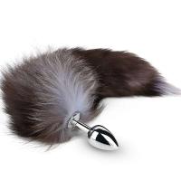 Juguete de Cola de Zorro de Acero Inoxidable Enchufe Anal Sensorial para Adultos - details 13