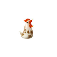 Cuentas de Vidrio de Gallo Adorno de Escritorio Colorido Estatua de Gallina Pequeña - details 3