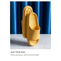 Zapatillas de suela gruesa para hombre y mujer, sandalias suaves de EVA, para el hogar Chanclas de playa, antideslizantes, talla grande 36-45 - details 2