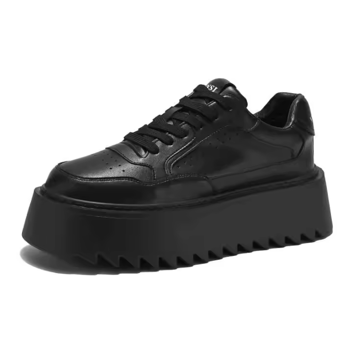 Nuevos zapatos deportivos blancos con plataforma de moda 39-44 de suela gruesa que aumentan la altura de alta calidad a bajo precio - 1