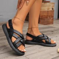 Novedad de verano, sandalias con punta abierta y fondo plano para mujer, sandalias de mujer modernas, elegantes y cómodas 2025 - details 4