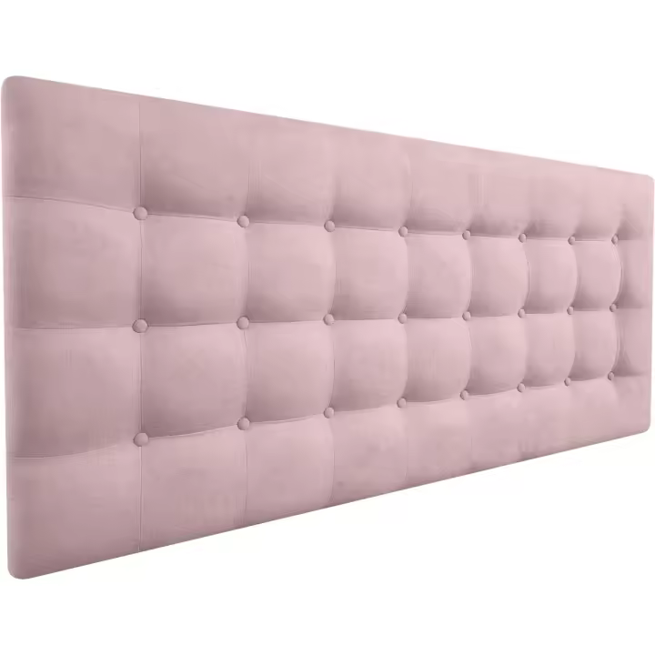 Tapado de Cabecero de Cama Premium Tela Tejida Antimanchas Tamaño 180 x 70 Verde Agua - 1