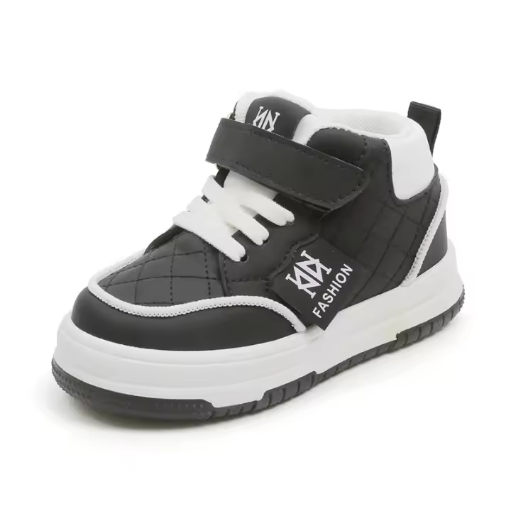 Zapatos deportivos para niños 2025 primavera y otoño zapatos de tablero casuales para niños nuevos zapatos blancos pequeños para niñas de suela blanda lista de zapatos de bebé - 1