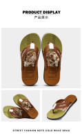 Nuevos zapatos de playa antideslizantes de verano para hombres versión coreana de chanclas de moda con sandalias zapatillas geniales para hombres - details 20