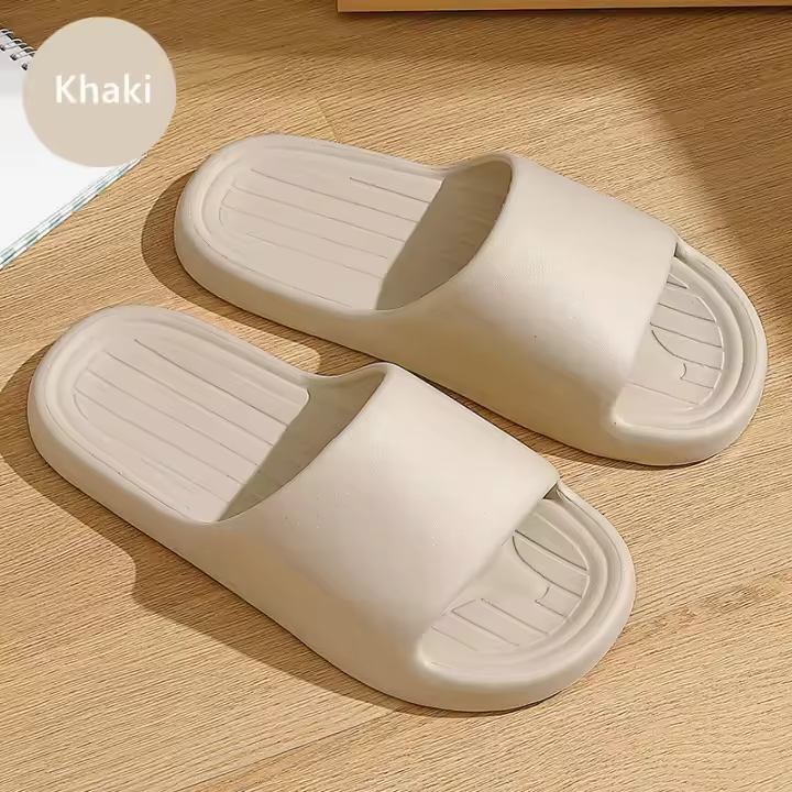 Zapatillas de baño antideslizantes para hombre y mujer, chanclas ligeras informales de EVA, sandalias de playa, zapatos para interiores y exteriores, Verano - 1