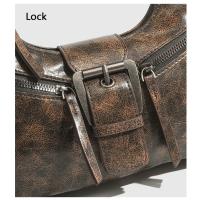 2025 Nuevo Bolso De Las Mujeres Retro Bolso Bandolera Moda Luna Creciente Bolso Simple Tendencia - details 1