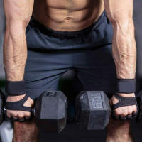 Tcare Guantes de Entrenamiento de Levantamiento de Pesas Protector de Muñeca y Palma para Hombres y Mujeres Deportes y Fitness Soportes y Correas - details 4