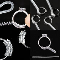 Anillo tensor en espiral de 4 tamaños, ajuste de silicona transparente para anillo suelto, ajuste de tamaño del anillo protector de joyería - details 5