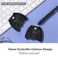 Funda Protectora de Silicona para Airpods 2/1 Diseño de Patrón de Gamepad de Dibujos Animados 3D Antideslizante Resistente al Desgaste - details 3