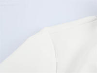 Vestidos Cortos Blancos de Moda para Mujer OUWU Polo, Mini Vestido de Primavera, Vestidos Acanalados de Manga Corta - details 5