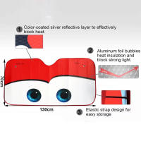 Parasol de protección Solar para parabrisas de coche, cubierta de ventana, 4 colores - details 1