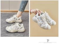 Zapatos de calle informales para mujer, zapatillas de suela gruesa con aumento de altura, versión coreana, color blanco, Primavera - details 19