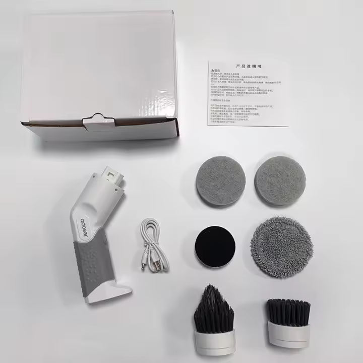 Cepillo lavavajillas eléctrico de mano para cocina ollas y sartenes dios ranura cepillo multifuncional cepillo de limpieza eléctrico - 1