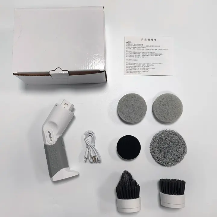Cepillo lavavajillas eléctrico de mano para cocina ollas y sartenes dios ranura cepillo multifuncional cepillo de limpieza eléctrico - 1