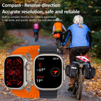 Nuevos relojes inteligentes en 2024 Actualización simultánea,Reloj Inteligente HK8 Pro Max Gen 2 ChatGPT Para Hombre, Reloj Inteligente AMOLED, Reloj Deportivo con Pantalla Siempre encendida y Presión Arterial Ultra para Android IOS ,Para relojes de Apple - details 1