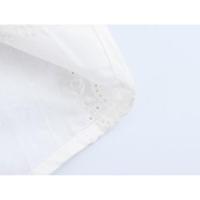 mujer Primavera 2025, moda, camisa bordada con agujeros, botón frontal, manga larga, cuello en V, blusa blanca, blusas 2025, moda, agujeros, botón, manga, cuello en V, blusa, - details 7