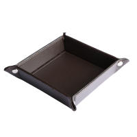 Bandera de Almacenamiento de Cuero para Escritorio Pequeña Caja Organizadora para Uso Diario en Oficina y Hogar Caja de Almacenamiento PU - details 4