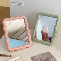 Espejo de Maquillaje Plegable y Portátil Color Sólido Compacto para Estudiantes Belleza Esencial - details 3