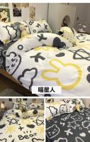Conjunto de Ropa de Cama de Astronauta Estilo Coreano Funda de Edredón de Rocket para Niñas - details 7