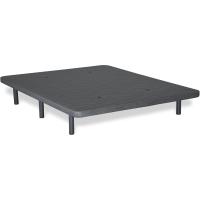 Estructura estable de madera |   Bastidor Metálico Súper Resistente |   Sistema de Ventiladores Transpirables FreshAir |   Altura Base + Patas +/- 30 cm (Gris, 150 x 200 cm) - details 11