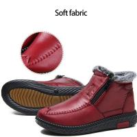 Botas de nieve cálidas para mujer, botas de suela gruesa para exteriores, cómodas y cálidas, regalo para Navidad, cumpleaños y Año Nuevo, Invierno - details 6