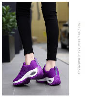 Zapatillas de moda para mujer Zapatillas de malla transpirable con amortiguación de aire Zapatos casuales con aumento de altura para mujer - details 12