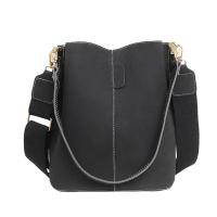 Bolso de Cubo de Cuero Temporado Bolso de Hombro de Moda de Ante Gran Capacidad Bolso Casual Retro - details 26