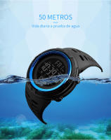Reloj Deportivo Digital para Hombres SKMEI Fashion Resistente al Agua 5Bar con Alarma y Cronómetro reloj hombre 1251 - details 6