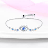 Pulsera de plata de ley 925 con dije de ojo mágico del mar profundo, compatible con cuentas, colgantes, joyería fina para mujeres y niñas - details 2