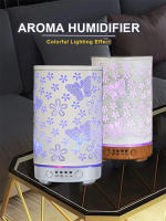 Humidificador de aire ultrasónico de 100ml, difusor de aceite esencial de Mariposa de aromaterapia con LED de 7 colores - details 10