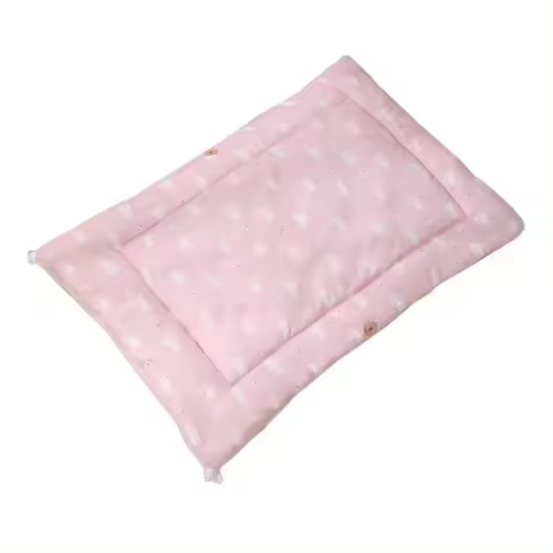 Alfombrilla con cojín para gatos, saco de dormir para gatos de dibujos animados, cama para gatos desmontable semicerrada, cueva, nido cálido suave y cómodo para mascotas, perros y gatos - 1