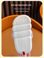 Suelo de cuatro estaciones de suela gruesa antideslizante para el hogar de lino para niños para zapatillas Diseño de princesa - details 7