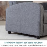 Sillón de Relajación Retrocedible Compacto, 2 Posiciones de Inclinación y Posición Cero, Apertura Push, Muebles de Masaje - details 20