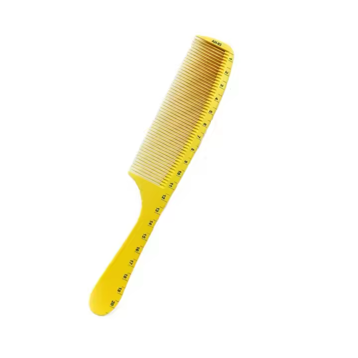 Peine de pelo a escala láser de doble cara, peine para cortar cabello profesional antiestático, cepillos para el cabello con Mango antideslizante - 1