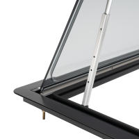Ventana de Salida de RV Tamaño 35"Wx20"H Ventana de Push de Pared Exterior para Caravana Camper Trailer - details 4
