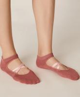 Calcetines de algodón transpirables y absorbentes para Yoga, medias antideslizantes de silicona para Pilates, Ballet y Fitness, 2 pares - details 15