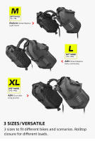 Rhinowalk-Bolsa para motocicleta 100% impermeable, 18L/28L/48L, gran capacidad, 2 uds., ajuste Universal, bolsa para alforja de motocicleta, bolsas laterales para sillín - details 8