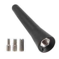 Antena universal para automóvil, antena corta pequeña para automóvil de 6,5 cm (2,5 pulgadas), accesorios para mini radio para automóvil, entradas FM/AM M5 M6, negro - details 6