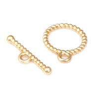Pulsera de Tirantes Geométricos de Latón Dorado 18K Clasps para Hacer Joyería DIY - details 60