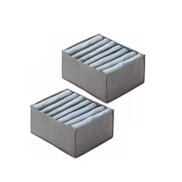 Organizador de cajones de armario para camisetas, Jeans, camisas, Leggings, sistema de organización para armario, caja de almacenamiento A - 1