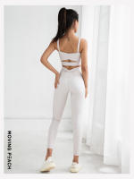 Pantalones largos de Yoga de melocotón móvil para mujer, Jogger, pantalones ajustados de cintura alta, BLN - details 3