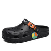 Zapatillas de playa huecas antideslizantes con punta cerrada de EVA para hombre, sandalias para niños, dedos de los pies para el hogar - details 3