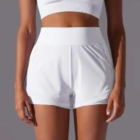 Pantalones cortos cómodos de malla transparente para yoga para mujer, cansados, transpirables, de secado rápido, para gimnasio - details 4