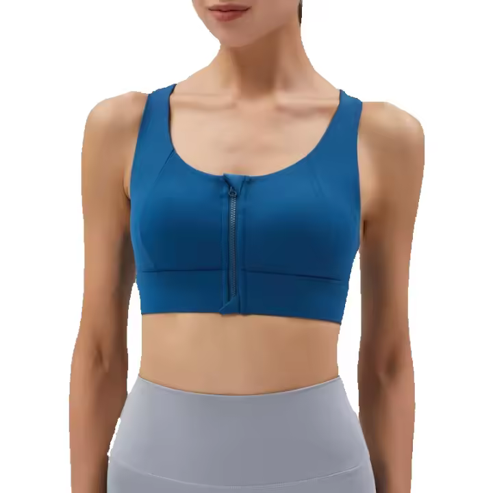 Chaleco Deportivo Ajustable con Cremallera Delantera Chaleco de Yoga y Estiramiento a Prueba de Golpes para Correr en Otoño/Invierno - 1